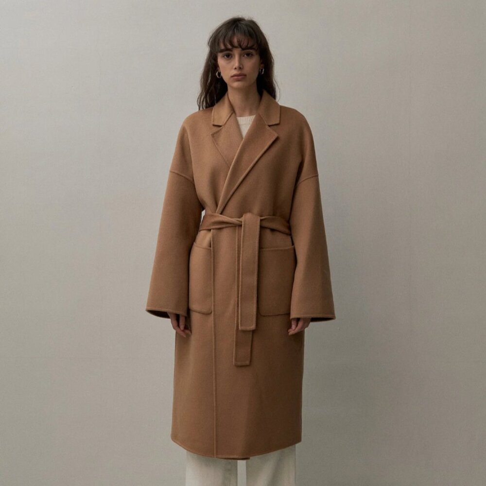 The Curated - The Boyfriend Coat - Camel